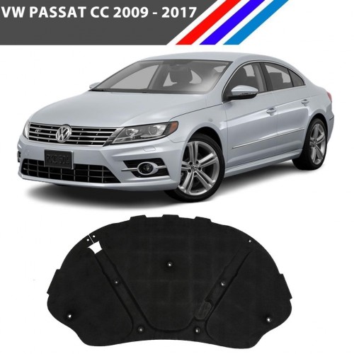 VW Passat CC Motor Kaput İzolasyon Keçesi - Klipsli 2009 - 2017