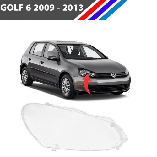 VW Golf 6 Ön Sağ Far Camı Yolcu Tarafı 2009 - 2013
