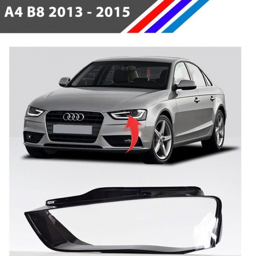 Audi A4 B8 Ön Sol Far Camı Halojen Tip 2013 - 2015