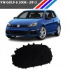 VW Golf 6 Motor Kaput İzolasyon Keçesi - Klipsli 2008 - 2012