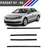 VW Passat Kapı Çıta Takımı Siyah Renk 4 Adetli Set 1997- 2005