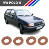 VW Polo II Diesel Enjektör Pulu Düz Tip 4 Adetli Set